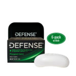 6 Pack Defense Soap Peppermint Bar with Dish