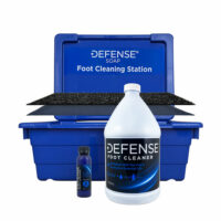 DEFENSE FOOT CLEANING STATION